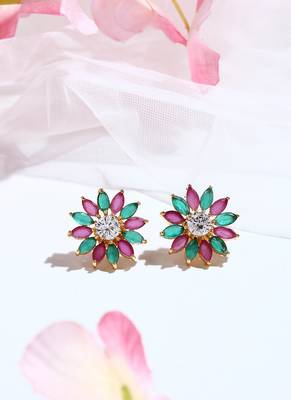 Multicolored Kundan Earrings 1