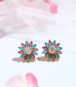 Multicolored Kundan Earrings
