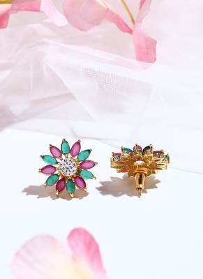 Multicolored Kundan Earrings 3