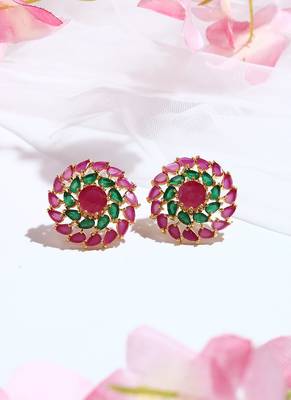 Multicolored Kundan Earrings 1