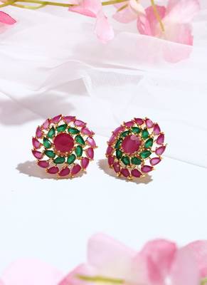 Multicolored Kundan Earrings 2