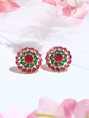 Multicolored Kundan Earrings 4