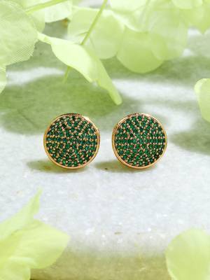 Gold Plated-Plated Round Earrings 4
