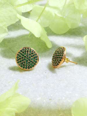 Gold Plated-Plated Round Earrings 5