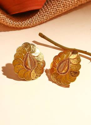 Leaf Shaped Earrings with Motif 2