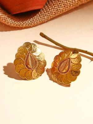Leaf Shaped Earrings with Motif 5