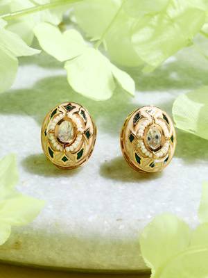 Multicolored Kundan Earrings 4