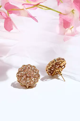 Gold-Plated Festive Earrings