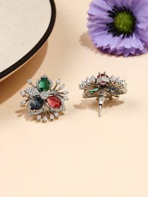 Multicolored American Diamond Earring 5