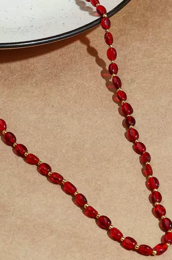 Kundan Necklace With Beads