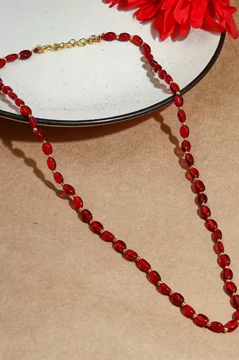 Kundan Necklace With Beads