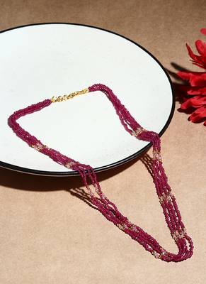 Pink Layered Necklace 2