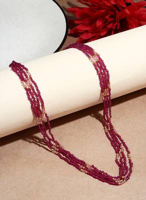 Pink Layered Necklace 4