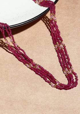 Pink Layered Necklace 1