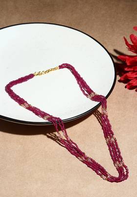 Pink Layered Necklace 5