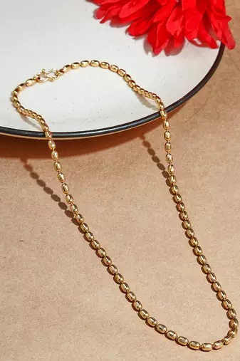 Golden Bead Necklace