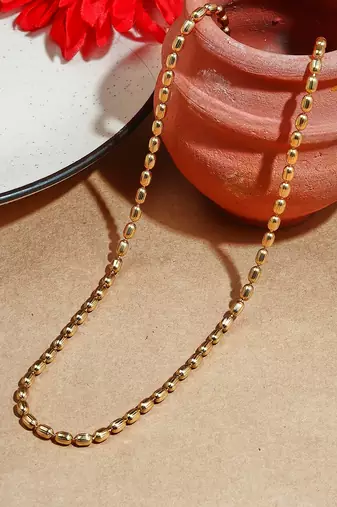 Golden Bead Necklace
