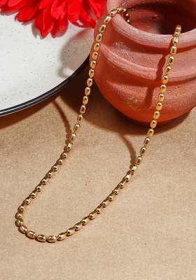 Golden Bead Necklace 1