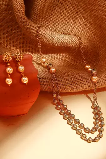 Golden Necklace Set