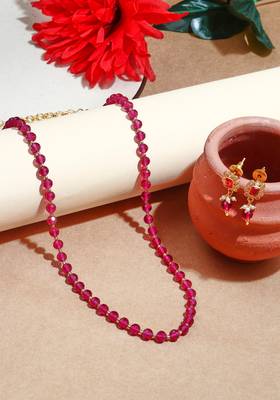 Pink Necklace Set 5