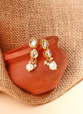 2 Layered Necklace Set with Long Earrings 3