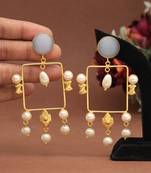 Gray color amrapali earrings