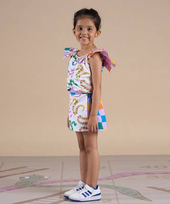 Multicolor cotton printed  co-ord set 3