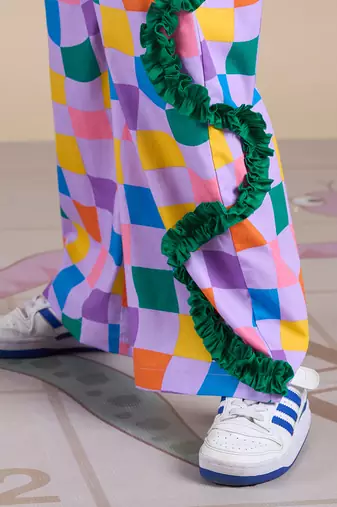 Multicolor cotton printed jumpsuit