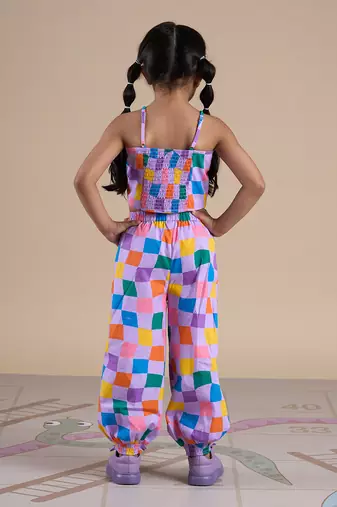 Multicolor cotton printed co-ord set