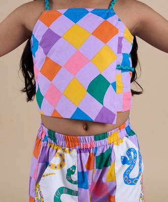 Multicolor cotton printed co-ord set 5