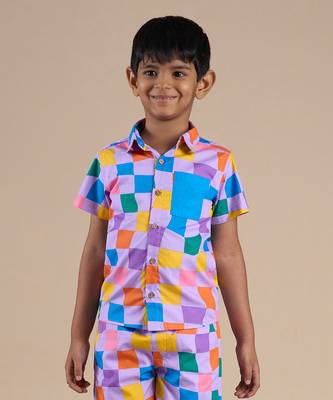 Multicolor cotton printed shirt 1