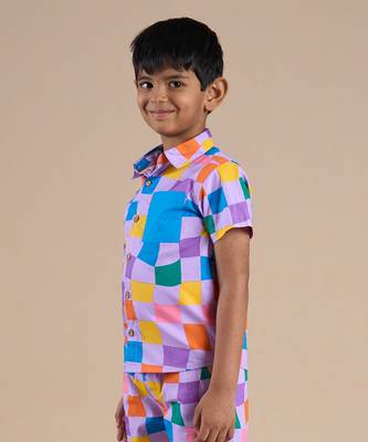 Multicolor cotton printed shirt 3