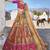 Latest copper colour banarasi jacquard silk traditional lehenga
