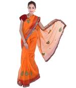 Zari Resham Embroidery Work N Fancy Border Saree Deepawali Gift 291