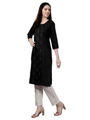 Fancy Designer Straight  Kurta for Women for casual and festive seasons 3