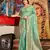 Green Kabutai silk bland banarasi style soft zari weaving saree with Blouse