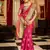 Pink Banarasi Tussar Silk Zari Woven Saree With Brocade Blouse For Women