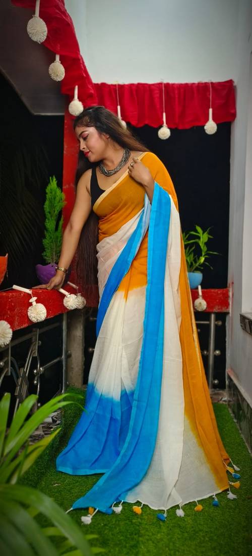 Fabulous Pure Cotton Summer- wear Saree