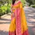 Yellow Soft Silk Contrast Gold Zari Woven Saree