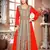 Red color Handmade Moroccan Kaftan  with hijjab