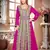 Wine color Handmade Moroccan Kaftan with hijjab