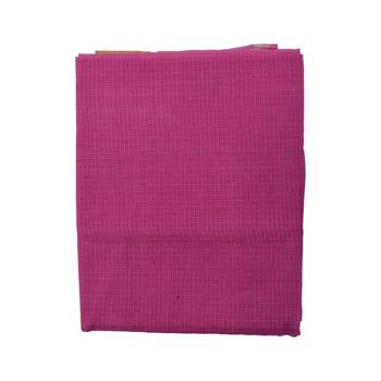 Designer Golden Zari Work Magenta Kota Doria Saree Deepawali Gift 308 5