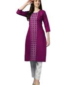 Fancy Designer Straight  Kurta for Women for casual and festive seasons