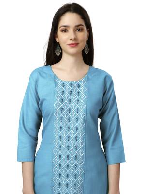 Fancy Designer Straight  Kurta for Women for casual and festive seasons 4