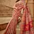 KORAMS DESIGN PINK MODAL KASHMIRI PASHMINA SILK WOVEN SAREE WITH BLOUSE FOR WOMEN
