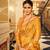 Yellow Banarasi Tussar Silk Zari Woven Saree With Brocade Blouse For Women