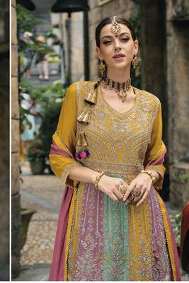 MULTI CHINON EMBROIDERY WORK SUIT 2