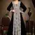 Black color Handmade Moroccan Kaftan with hijjab
