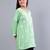 Seva chikan hand embroidered green rayon lucknowi chikankari top