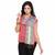 Paisley Stripes Design Multicolor Fancy Silk Stole Diwali Gift 161